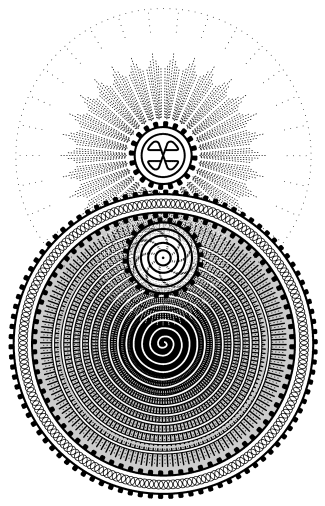 Cosmic Wheels Mandala